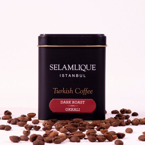 Selamlique Okkalı Türk Kahvesi Metal Kutu 125g - Panayir Gourmet