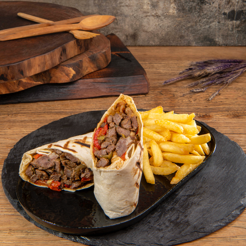 Beef Wrap Portion