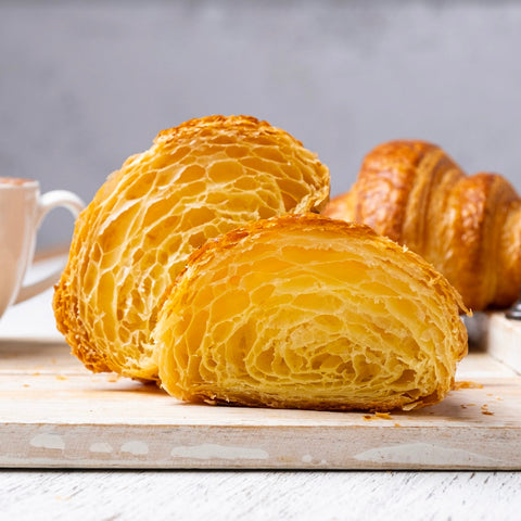 Croissant with Butter Piece